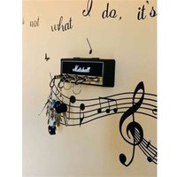 Marshall Key Holder Wall Jack Rack 2.0 JCM800 Gitarrenschlüsselhalter Hakenhalter für Schlüssel Home Montage mit 4 Schlüsselhaltern Keyholder Holder von GROUPM