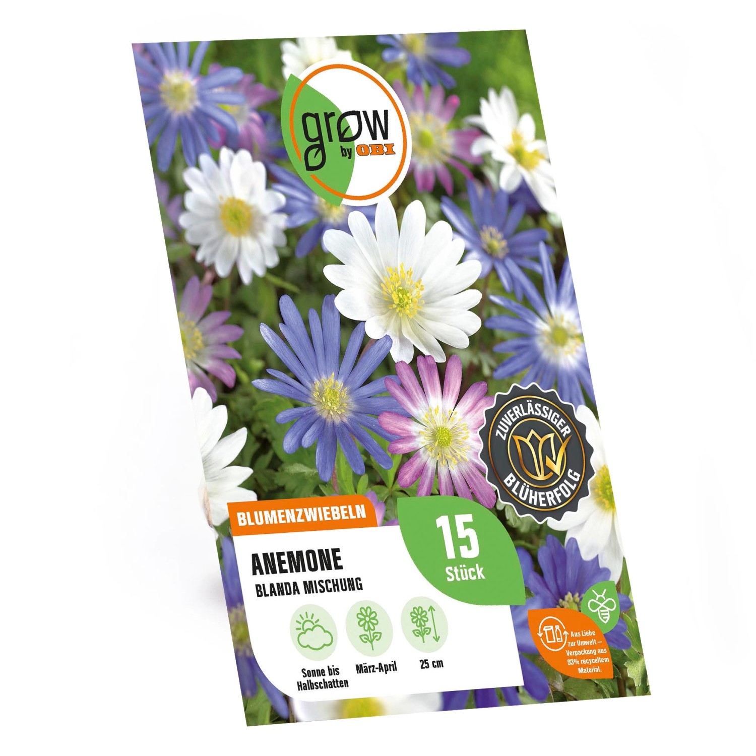 GROW by OBI Anemonen blanda Mischung 15 Stück Anemonen blanda Mixed GROW by OBI Anemonen blanda Mischung 15 Stück Anemonen blanda Mixed von GROW by OBI