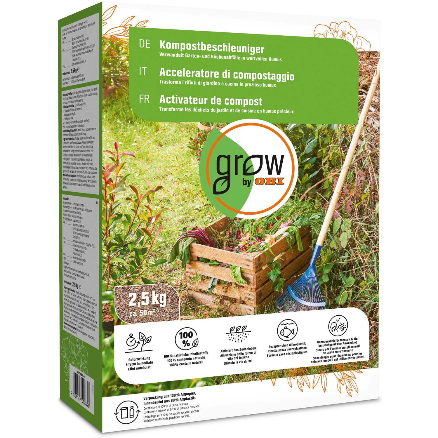 OBI Kompostbeschleuniger 2,5 kg von GROW by OBI