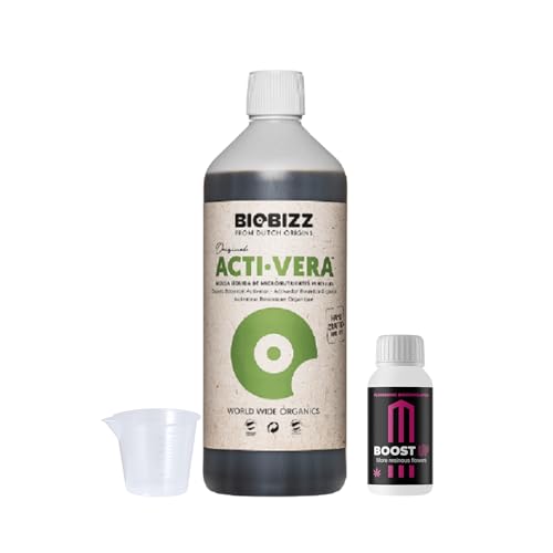 GROWMANIA Acti Vera von BioBizz 1L + Probe Boost Up von Up Nutrients + Messbecher | Universeller organischer Aktivator | Stärkt und schützt Pflanzen in Gärten und Obstgärten GROWMANIA Acti Vera von BioBizz 1L + Probe Boost Up von Up Nutrients + Messbecher | Universeller organischer Aktivator | Stärkt und schützt Pflanzen in Gärten und Obstgärten von GROWMANIA.ES