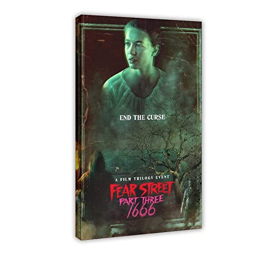 GRTOHY Leinwand Bilder Fear Street Drei 666 Poster Dekoration Wohnzimmer Schlafzimmer Gemälde Kein Rahmen (30x50cm,Kein Rahmen) von GRTOHY