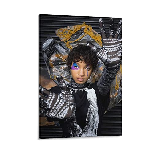Leinwand Bilder The Singer Willow Smith Art Decorative Bedroom Modern Home Print Picture Artworks Posters Senza Cornice (30x50cm,Kein Rahmen) von GRTOHY