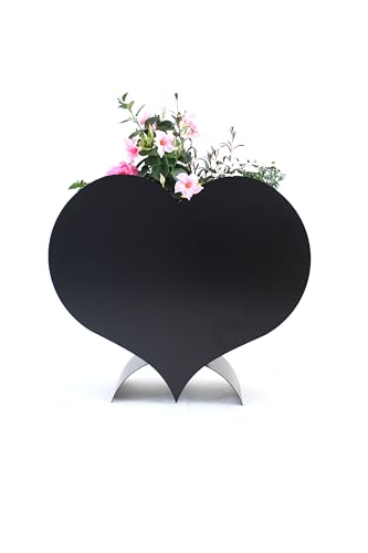 Gruber Premium Herzform Pflanzentopf schwarz | Für Innen & Außenbereich | UV-Beständig & Pulverbeschichtet | Maße: L: 72,5 x B: 20,5 x H: 65,5 cm | Elegantes Design für Garten, Terrasse & Wohnraum Gruber Premium Herzform Pflanzentopf schwarz | Für Innen & Außenbereich | UV-Beständig & Pulverbeschichtet | Maße: L: 72,5 x B: 20,5 x H: 65,5 cm | Elegantes Design für Garten, Terrasse & Wohnraum von GRUBER THE SPECIAL ONE