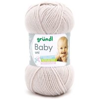 Wolle Baby uni 50 g ecru Handarbeit - Gründl Wolle Baby uni 50 g ecru Handarbeit - Gründl von GRÜNDL