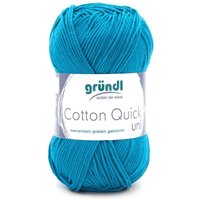 Wolle Cotton Quick 50 g uni petrol Handarbeit - Gründl von GRÜNDL