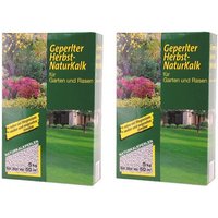 Grüner Jan - buri 2er Set 5kg Geperlter Herbst Naturkalk Kalk Garten Gartenpfle Rasenpflege Dünger von GRÜNER JAN