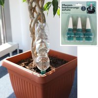 Pflanzenbewässerungsaufsatz 3er-Set Blumentopf Wasserspender Bewässerungssystem - Buri von BURI