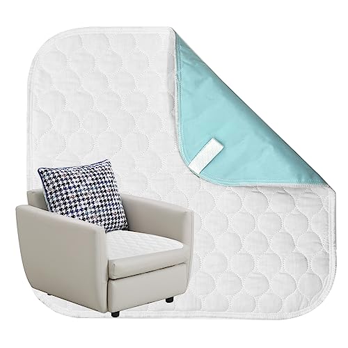 GRUENERDE Waschbare wasserdichte Inkontinenz Stuhlauflage Sitzauflage Hochabsorbierende Betteinlagen Inkontinenz Langlebige Unterlagen Bett Inkontinenz für Rollstuhl Autositz Sofa 54x56cm von GRUENERDE