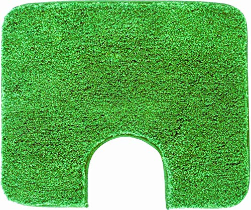 Grund Badteppich 32 mm 100% Polyacryl, ultra soft, rutschfest, ÖKO-TEX-zertifiziert, 5 Jahre Garantie, LEX, WC-Vorlage m.A. 50x60 cm, grün von Grund