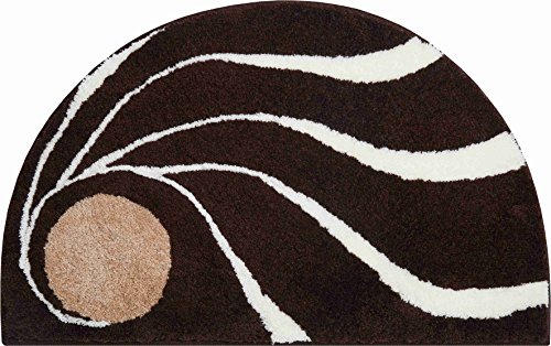 Grund COLANI Exklusiver Designer Badteppich 100% Polyacryl, ultra soft, rutschfest, ÖKO-TEX-zertifiziert, 5 Jahre Garantie, Colani 18, Badematte 50x80 cm halbrund, braun Grund COLANI Exklusiver Designer Badteppich 100% Polyacryl, ultra soft, rutschfest, ÖKO-TEX-zertifiziert, 5 Jahre Garantie, Colani 18, Badematte 50x80 cm halbrund, braun von Grund