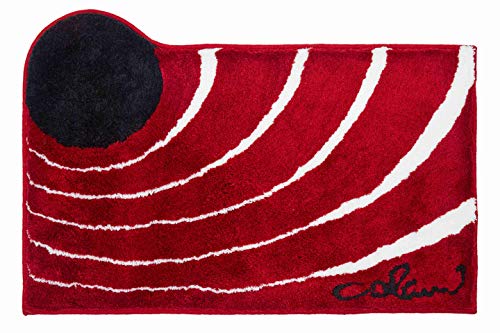 Grund COLANI Exklusiver Designer Badteppich 100% Polyacryl, ultra soft, rutschfest, ÖKO-TEX-zertifiziert, 5 Jahre Garantie, Colani 2, Badematte 80x150 cm, rot Grund COLANI Exklusiver Designer Badteppich 100% Polyacryl, ultra soft, rutschfest, ÖKO-TEX-zertifiziert, 5 Jahre Garantie, Colani 2, Badematte 80x150 cm, rot von Grund
