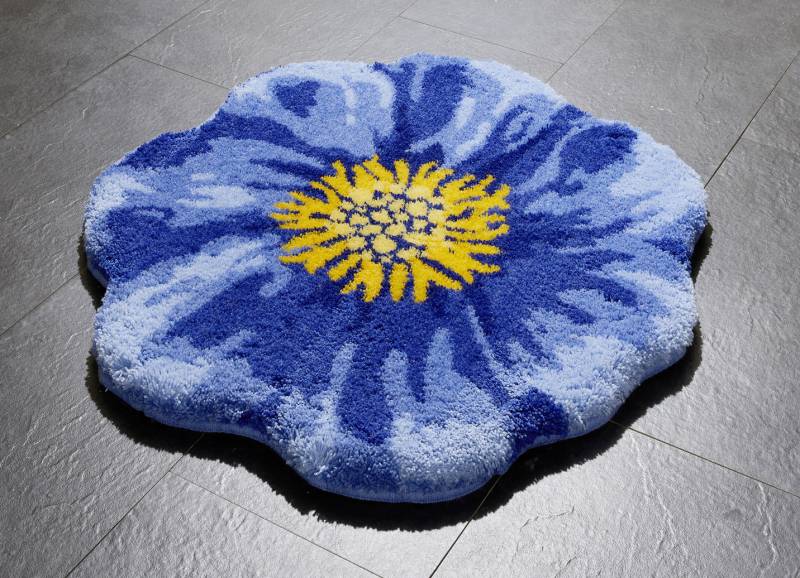Supersoft Badgarnitur von Grund, Größe 112 (WC-Deckelbezug, 47x50 cm), Blau von GRUND