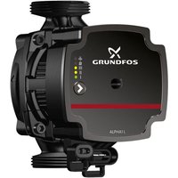 Alpha1 l 25-60/130 Umwälzpumpe (Heizungspumpe) - 3.600 L/Std. - 45W - Förderhöhe 6 m - Einbaugröße 130 mm - Sehr energieeffizient - Grundfos von GRUNDFOS