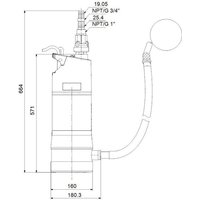 Zisternenpumpe Regenwassernutzungsanlage sba 3 bis 45 aw - Grundfos von GRUNDFOS