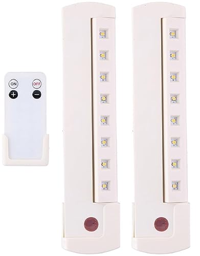 Grundig LED-Streifen – 2 Stück – 23 x 5 x 2,1 CM – Drehbar – Batteriebetrieben – Weiß von GRUNDIG