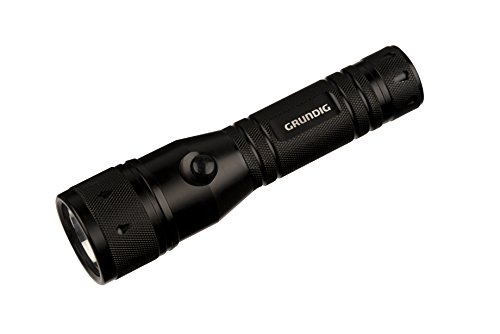 Grundig 871125290040 LED-Taschenlampe, Aluminium, schwarz, 14 x 6 x 34 cm von GRUNDIG