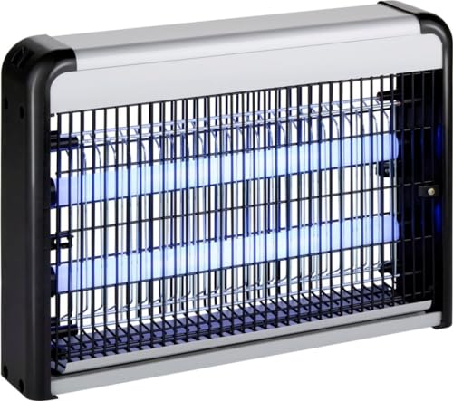 Grundig Mückenabwehr Outdoor - Insektenvernichter - Mückenfalle UV-Lampe inkl. Aufhängekette - Mückenlampe für Räume bis zu 20m² - Insektenvernichter Elektrisch Anti Mücken - 38 x 7,5 x 27,5 cm von GRUNDIG
