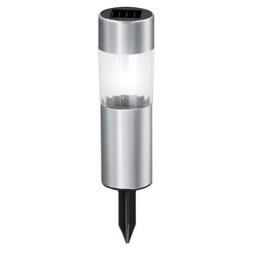 Grundig Solarleuchten Bodenleuchte 6er Set - Edelstahl Solar Licht - Solarlampen für Außen von GRUNDIG