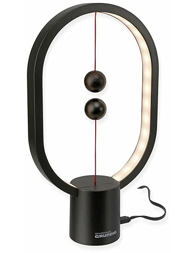 Tischlampe Grundig Schwarz Metall von GRUNDIG