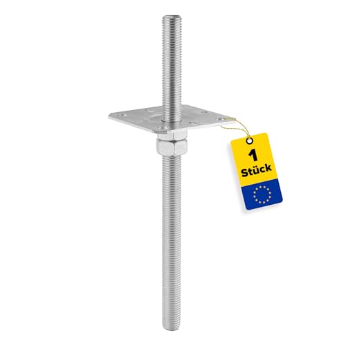 GRUNDLINE - Stützenfuß Pfostenträger höhenverstelbar Gewinde - PPSR - 80x330 GRUNDLINE - Stützenfuß Pfostenträger höhenverstelbar Gewinde - PPSR - 80x330 von GRUNDLINE