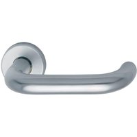 FH-Drücker GEOS - auf Rosette, 1754/D6K/FH, VK 9, wahlweise, silber eloxiert, 1 Stück Grundmann Zubehör Beschläge Türen von GRUNDMANN