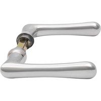 Grundmann - Drückerpaar elegant wg 500, Aluminium poliert, 1 Paar Zubehör Beschläge Türen von GRUNDMANN