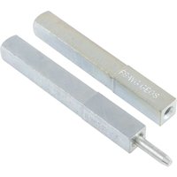 Grundmann - Drückerstift geos 246 geteilt, ti 70 x ta 70, vk: 8,5/9/8,5 mm, Stahl verzinkt, 1 Stück Zubehör Beschläge Türen von GRUNDMANN