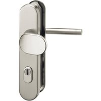 Grundmann - Sicherheits Wechselgarnitur 2552 L-Form mit Kernziehschutz, für 8,5mm Vierkantstift, RC2, Edelstahl matt von GRUNDMANN