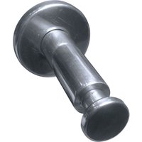 Handlaufträger zum Klemmen, Rosetten ø 51 mm, Wandabstand 60 mm, Alu poliert von GRUNDMANN
