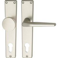 Türbeschlag WG 2000 Wechselgarnitur Türgriff für Innentür auf Schild PZ 88 Aluminium neusilber Türbeschlag WG 2000 Wechselgarnitur Türgriff für Innentür auf Schild PZ 88 Aluminium neusilber von GRUNDMANN