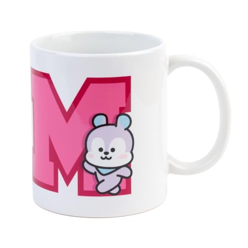 GRUPO ERIK Tasse Kaffeetasse BT21 Mang Tasse Kaffeetasse BT21 Kaffeebecher - Tasse für Kaffee und Tee - Größe 9,5 cm x 8 cm - Fassungsvermögen 350 ml - Offizielle Lizenz - BT21 Fanartikel von GRUPO ERIK