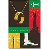 Poster 'Herr der Ringe' 100. Jahrestag wb Poster 'Herr der Ringe' 100. Jahrestag wb von GRUPO ERIK