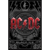 Poster ac/dc schwarz ice von GRUPO ERIK