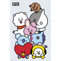Poster bt21 Zeichen von GRUPO ERIK