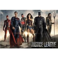 Poster dc comics Gerechtigkeit Liga Film Zeichen von GRUPO ERIK