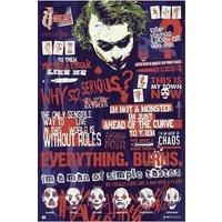 Poster dc comics batman und joker quitographic von GRUPO ERIK