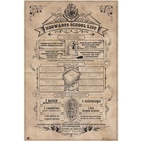 Poster harry potter hogwarts schule liste Poster harry potter hogwarts schule liste von GRUPO ERIK