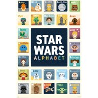 Poster star wars Alphabet Poster star wars Alphabet von GRUPO ERIK