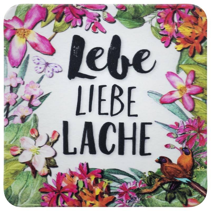 3D-Untersetzer »Lebe - Liebe - Lache« von GRUSS&CO