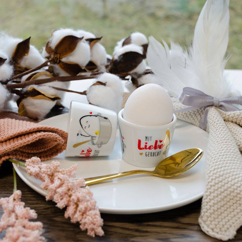Eierbecher »Mit Liebe gekocht« von GRUSS&CO