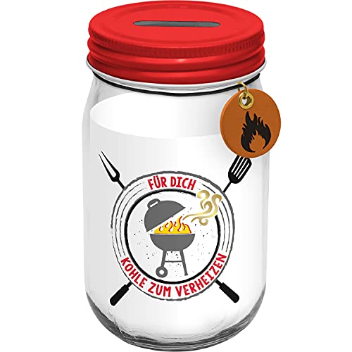 GRUSS & CO 47117 Sparglas Kohle Spardose mit Deckel, Höhe 13,8 cm GRUSS & CO 47117 Sparglas Kohle Spardose mit Deckel, Höhe 13,8 cm von GRUSS & CO