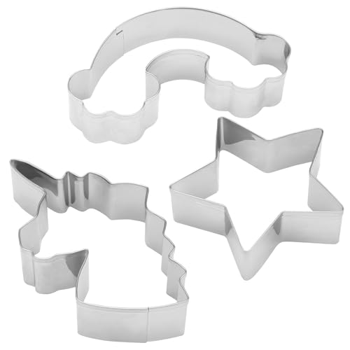 GRUSS & CO Ausstecher-Set Motiv "Einhorn" | Geschenkset für Kinder mit 3 Ausstechformen, Einhorn, Stern, Regenbogen | Backformen, Plätzchen backen | 51134 GRUSS & CO Ausstecher-Set Motiv "Einhorn" | Geschenkset für Kinder mit 3 Ausstechformen, Einhorn, Stern, Regenbogen | Backformen, Plätzchen backen | 51134 von GRUSS & CO