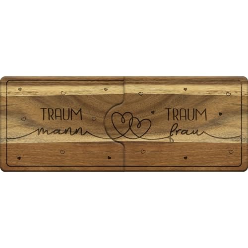 Holzbrett-Set Motiv ""Mr"" Holzbrett-Set Motiv ""Mr"" von GRUSS & CO