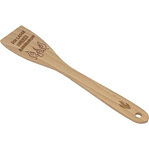 GRUSS & CO Pfannenwender Motiv "Nichts anbrennen" | Pfannenwender aus Buchenholz, 30 cm, mit eingebranntem Motiv | Geschenk Küche, Kochen | 48811 GRUSS & CO Pfannenwender Motiv "Nichts anbrennen" | Pfannenwender aus Buchenholz, 30 cm, mit eingebranntem Motiv | Geschenk Küche, Kochen | 48811 von GRUSS & CO