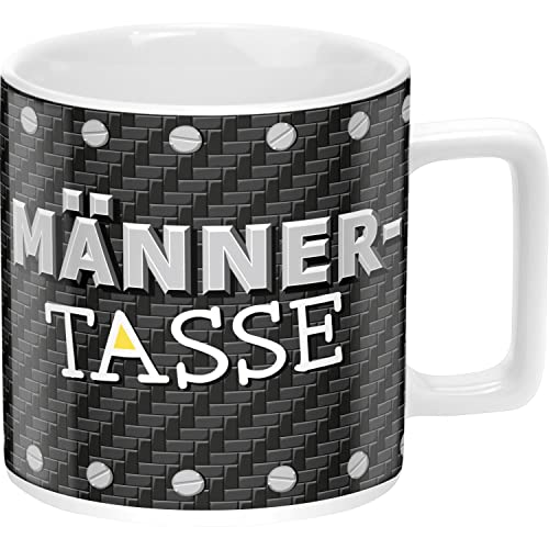 GRUSS & CO Tasse Motiv Männertasse, Schwarz von GRUSS & CO