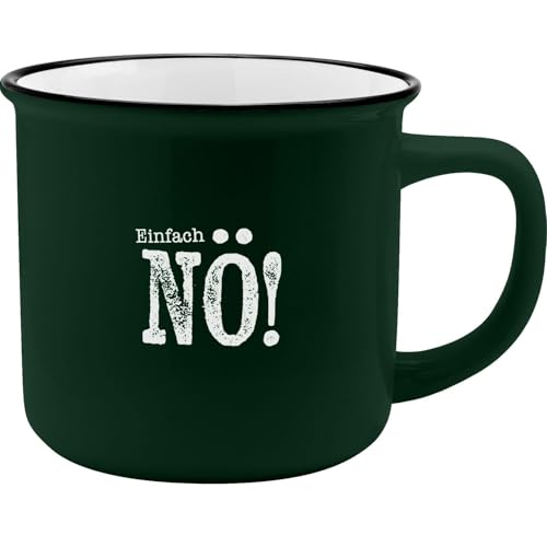 GRUSS & CO XL-Becher Motiv "Nö" | Lieblingsbecher aus Porzellan, Tasse mit Spruch, 55 cl, mit Geschenkbanderole | Geschenk lustig, Geburtstagsgeschenk | 74175 GRUSS & CO XL-Becher Motiv "Nö" | Lieblingsbecher aus Porzellan, Tasse mit Spruch, 55 cl, mit Geschenkbanderole | Geschenk lustig, Geburtstagsgeschenk | 74175 von GRUSS & CO