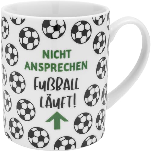GRUSS & CO XL-Tasse Motiv Fußball | lustige Kaffeetasse, Porzellan, Becher groß 60 cl | Männergeschenk, Partygeschenk | 73883 GRUSS & CO XL-Tasse Motiv Fußball | lustige Kaffeetasse, Porzellan, Becher groß 60 cl | Männergeschenk, Partygeschenk | 73883 von GRUSS & CO
