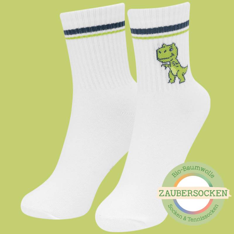 Kinder-Zaubertennissocken Bio-Baumwolle »Dino« von GRUSS&CO