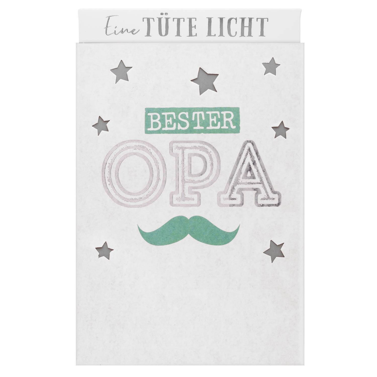 Lichttüte »BESTER OPA« Lichttüte »BESTER OPA« von GRUSS&CO