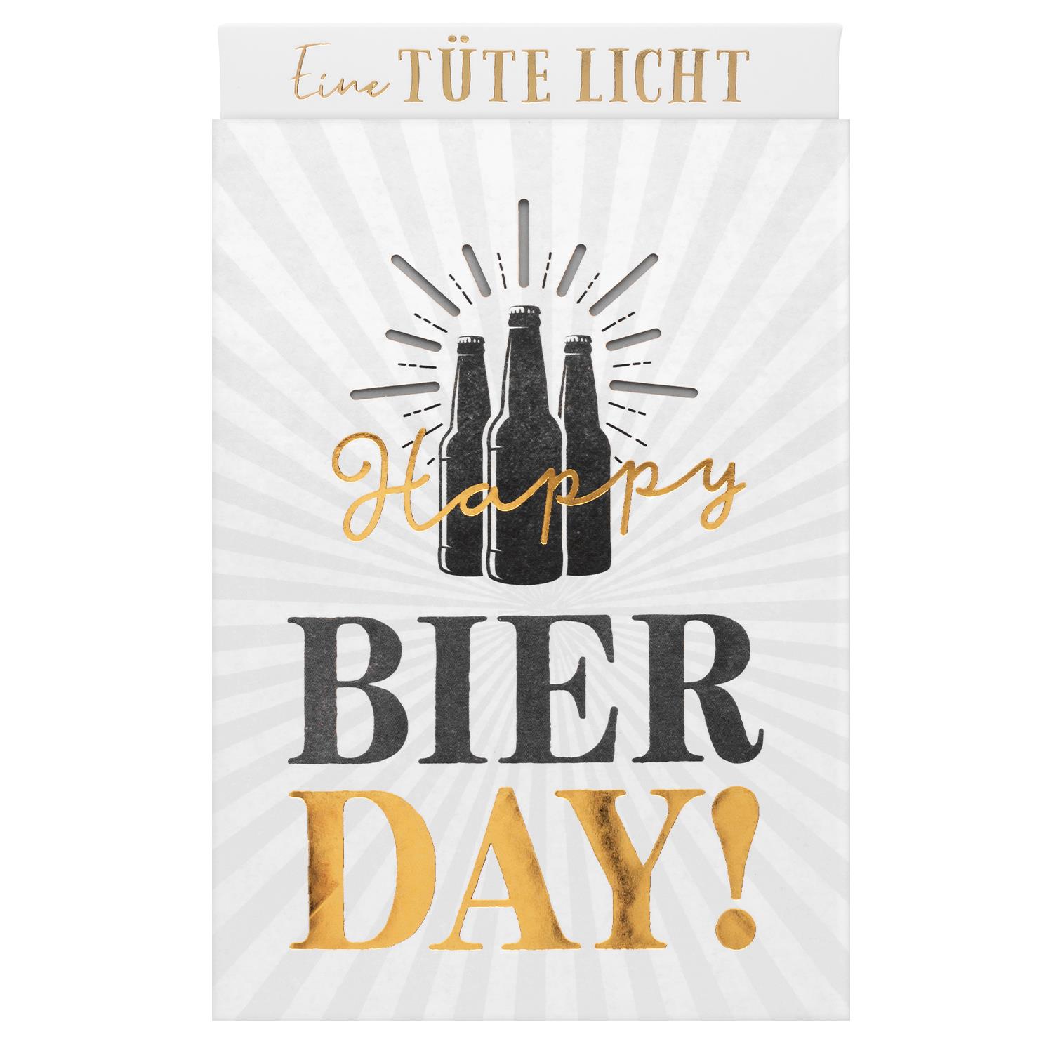 Lichttüte »Happy BIERDAY« Lichttüte »Happy BIERDAY« von GRUSS&CO